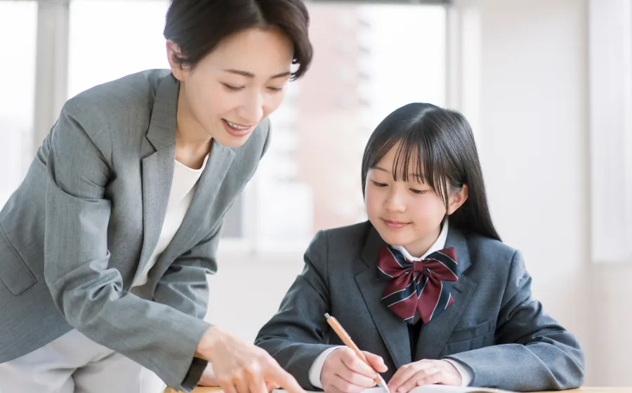 目標設定の面談の様子